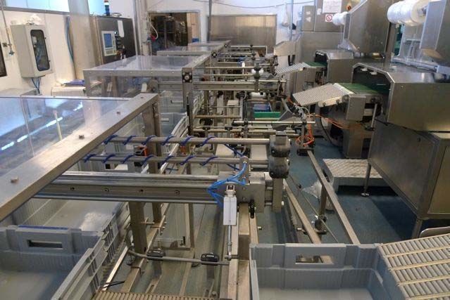 Sistema di immagazzinamento automatico per cassette di pesce